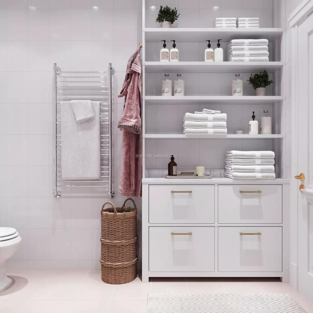 北欧浴室卫生间浴室柜装修效果图片