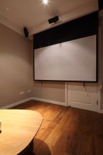 2023小型家庭影院投影电视墙装修效果图