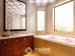 2023簡歐浴室浴缸裝修效果圖