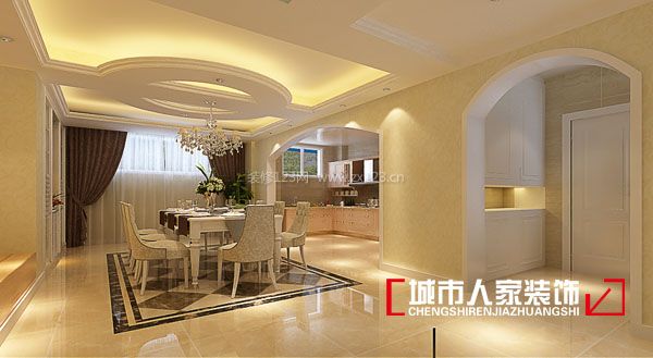 2023簡約歐式風(fēng)格餐廳吊頂設(shè)計(jì)效果圖欣賞
