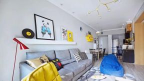 北欧风格客厅沙发颜色搭配装修效果图片