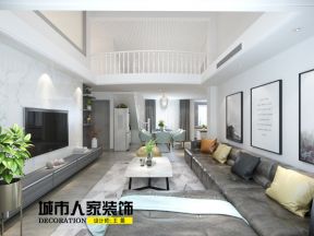 2023后现代客厅电视背景设计效果图