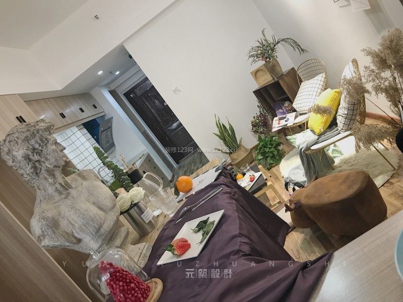 恒易寶蓮32平北歐裝修案例
