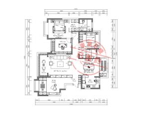 雅居樂·湖居筆記160㎡現代簡約風裝修效果圖