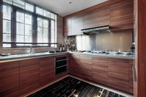 2023厨房现代风格实木橱柜门板装修效果图