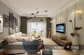現(xiàn)代簡約風(fēng)格客廳裝修圖片 最新電視墻效果圖