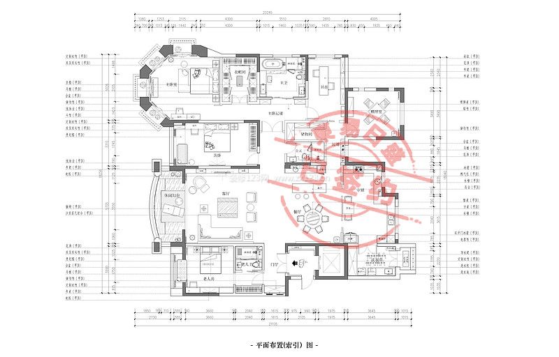 曲池東岸270㎡現(xiàn)代自然風(fēng)裝修效果圖