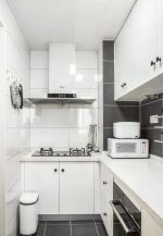2023简约现代北欧厨房白色橱柜设计装修效果图
