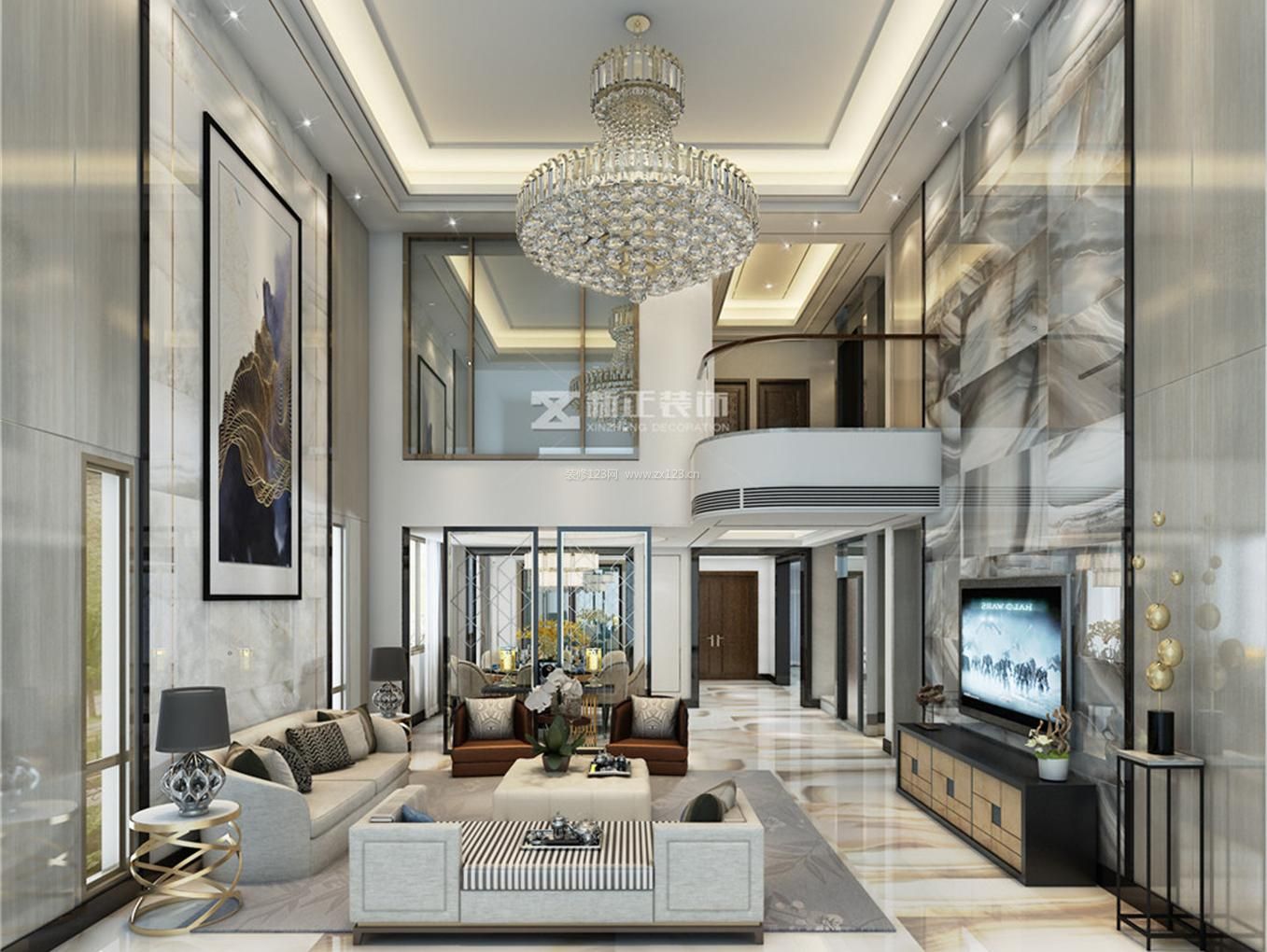 农村别墅室内装修效果图