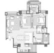 2023简单小别墅三室两厅户型图