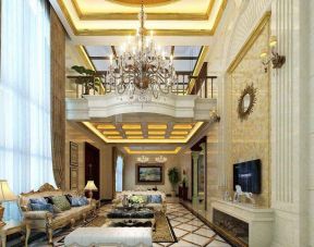 欧式奢华风格 2020客厅水晶吊灯图片欣赏