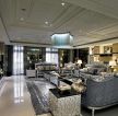 大平层客厅欧式组合沙发装修设计效果图