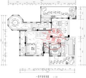 金色港灣歐式風格別墅裝修實景圖