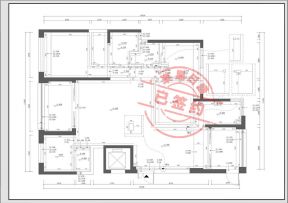 兰江山第花园180平米雅致中式室内设计