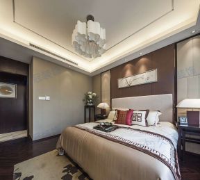 2023经典舒适新中式风格卧室整体装修效果图片