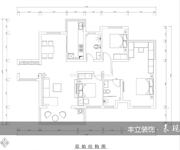 保利溪湖123平米现代简约设计