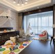 新中式别墅儿童房室内装修图片