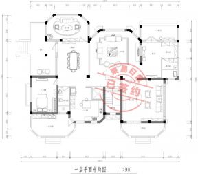 東方夏威夷簡歐風格別墅裝修效果圖