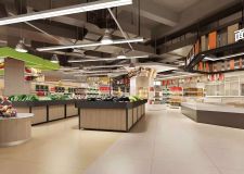 生鲜超市装修设计合理规划布局生意火爆了