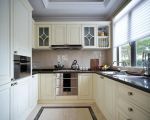 简约法式风格家庭厨房装修效果图片
