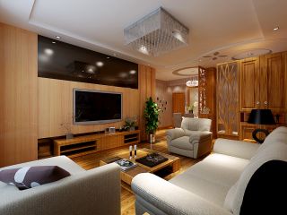 2023现代两室两厅客厅组合沙发装修效果图片