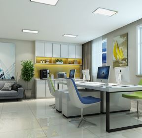 2020小型现代办公室内部装饰设计照片-每日推荐