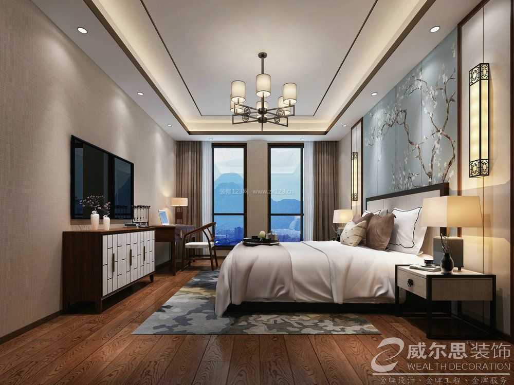 中鐵元灣新中式風(fēng)格案例