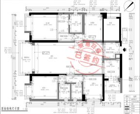 雍景湾中式180平米装修效果图