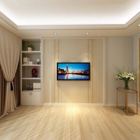 装修客厅现代简约 2020电视墙造型设计