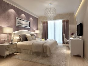 欧式简约卧室装修 2020欧式卧室吊灯设计图