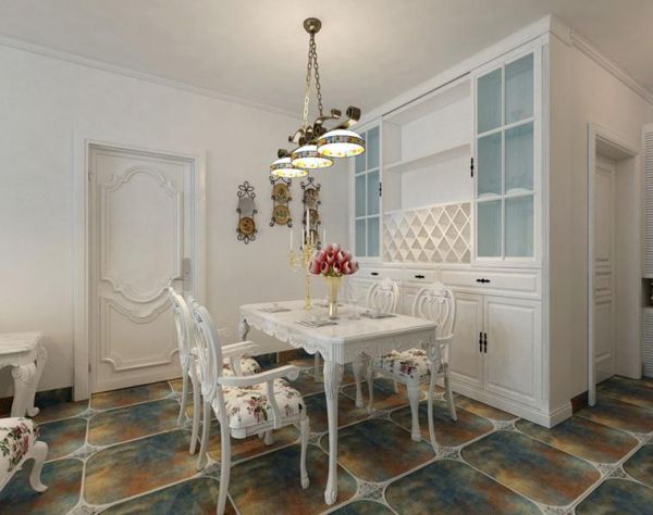 家装小餐厅墙面壁纸设计图片2018_装修123效