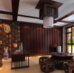 中式书房茶室室内设计图