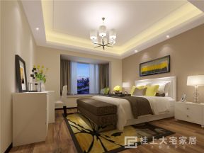 2020現(xiàn)代家庭臥室裝修圖片 臥室木地板裝修效果圖