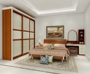 复古欧式卧室衣柜简单设计图片