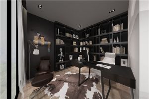 客厅兼书房怎样设计