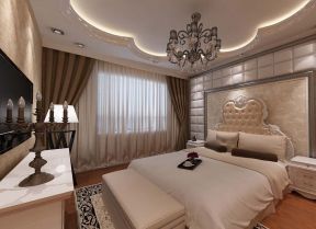 古典主义风格卧室床的装修图片