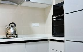 2023小户型现代简约厨房石英石橱柜台面设计图片