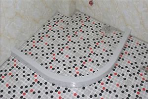 淋浴房挡水条安装