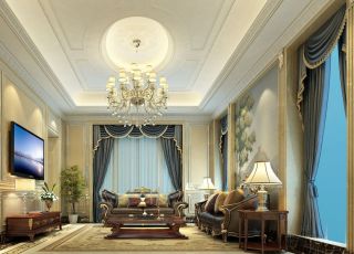 古典主义风格休闲客厅装修图片
