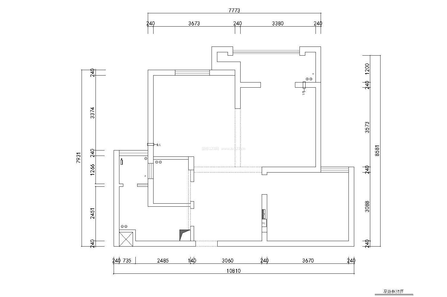 2023小戶型兩居室平面設計圖