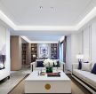 新中式风格大平层休闲客厅装修设计图