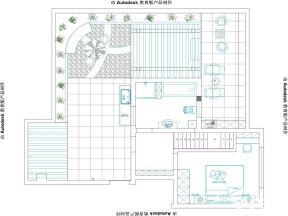 金域藍灣新中式五居200㎡裝修案例