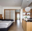 日式公寓双人房间装修效果图