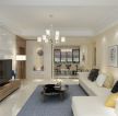 2023现代风格的客厅白色沙发装修效果图