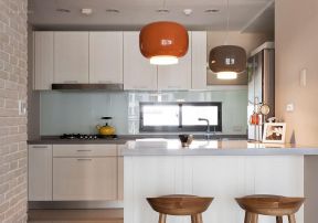 北欧风格厨房设计 2020厨房吧台吊灯造型设计