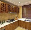 东南亚风情别墅厨房橱柜设计效果图片