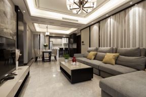 2023现代客厅灰色沙发设计效果图