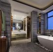 东南亚风格卫生间浴缸装修装饰案例