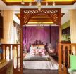 东南亚风格卧室颜色搭配装饰案例