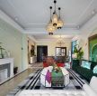 东南亚风格客厅沙发颜色搭配装饰案例